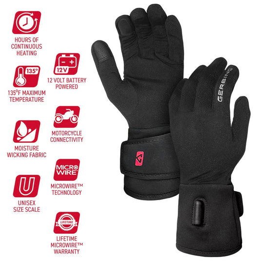 Gerbing 12V Heated Glove Liners - Size