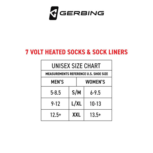 Gerbing 7V Battery Heated Sock Liners - Battery