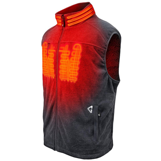 Gerbing 7V Men's Thermite Fleece Heated Vest 2.0 - Front