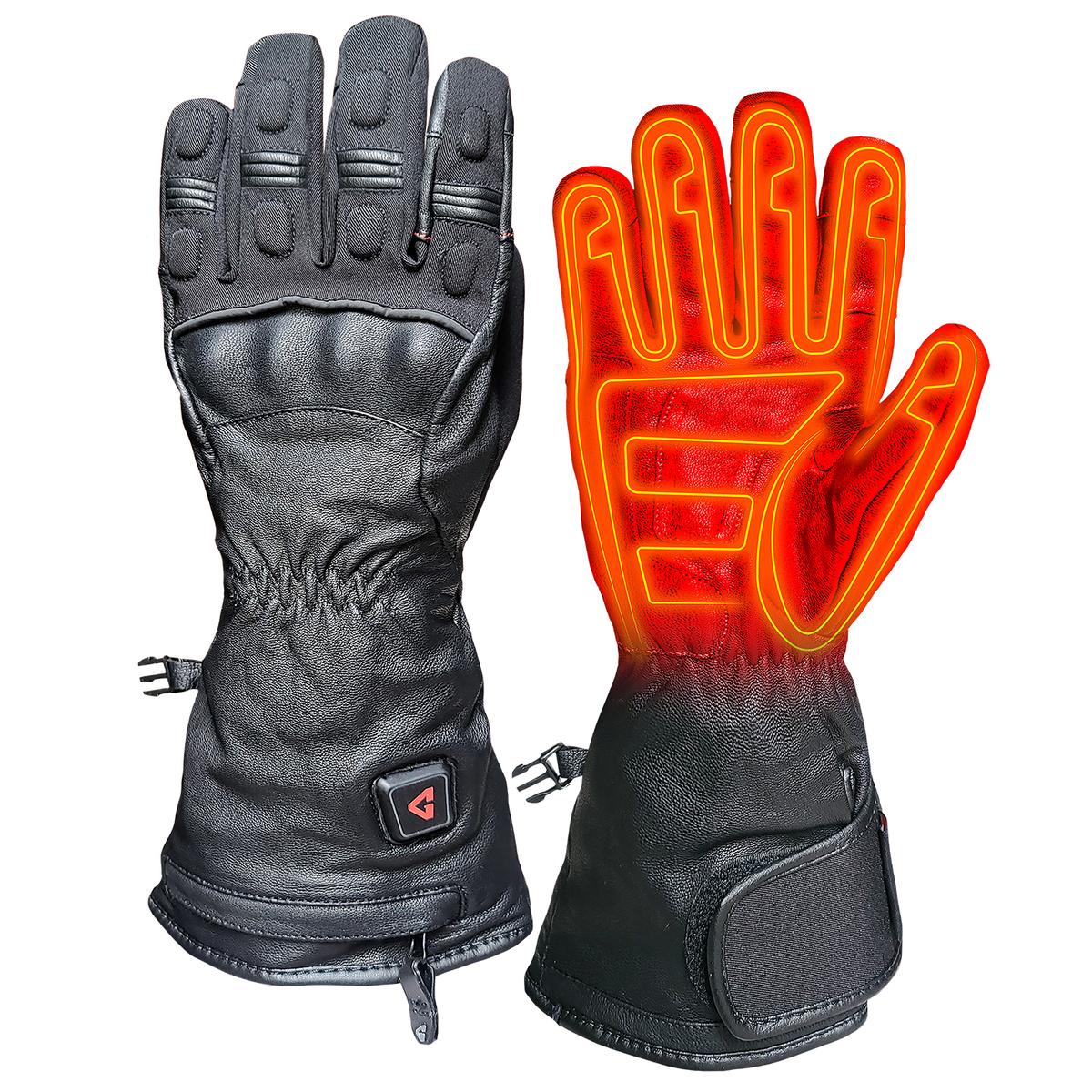 Gerbing 7V Hard Knuckle Battery Heated Gloves Gerbing Heated Clothing